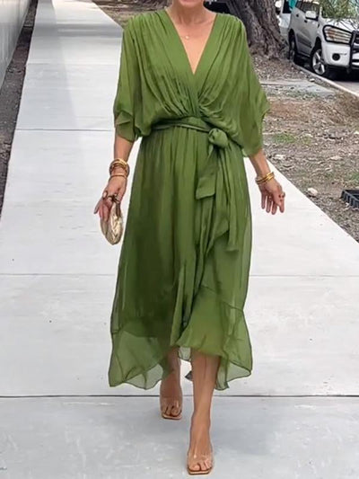 Thyra | Elegant Dress with V-Neck