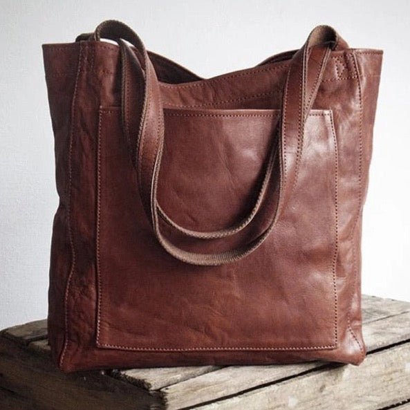 Dagmar™ - Elegant Leather Bag with Style