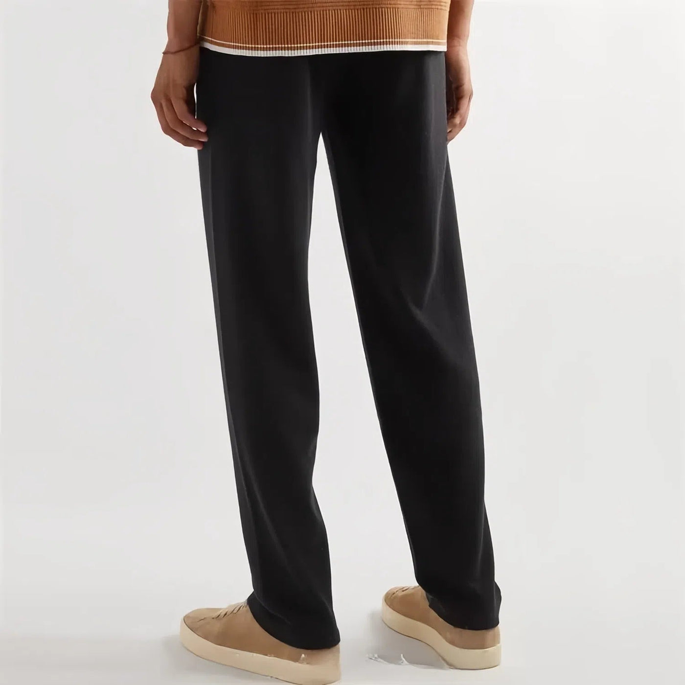 Handmade Cashmere Pants – Navy Blue