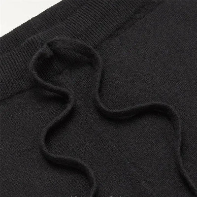 Handmade Cashmere Pants – Navy Blue