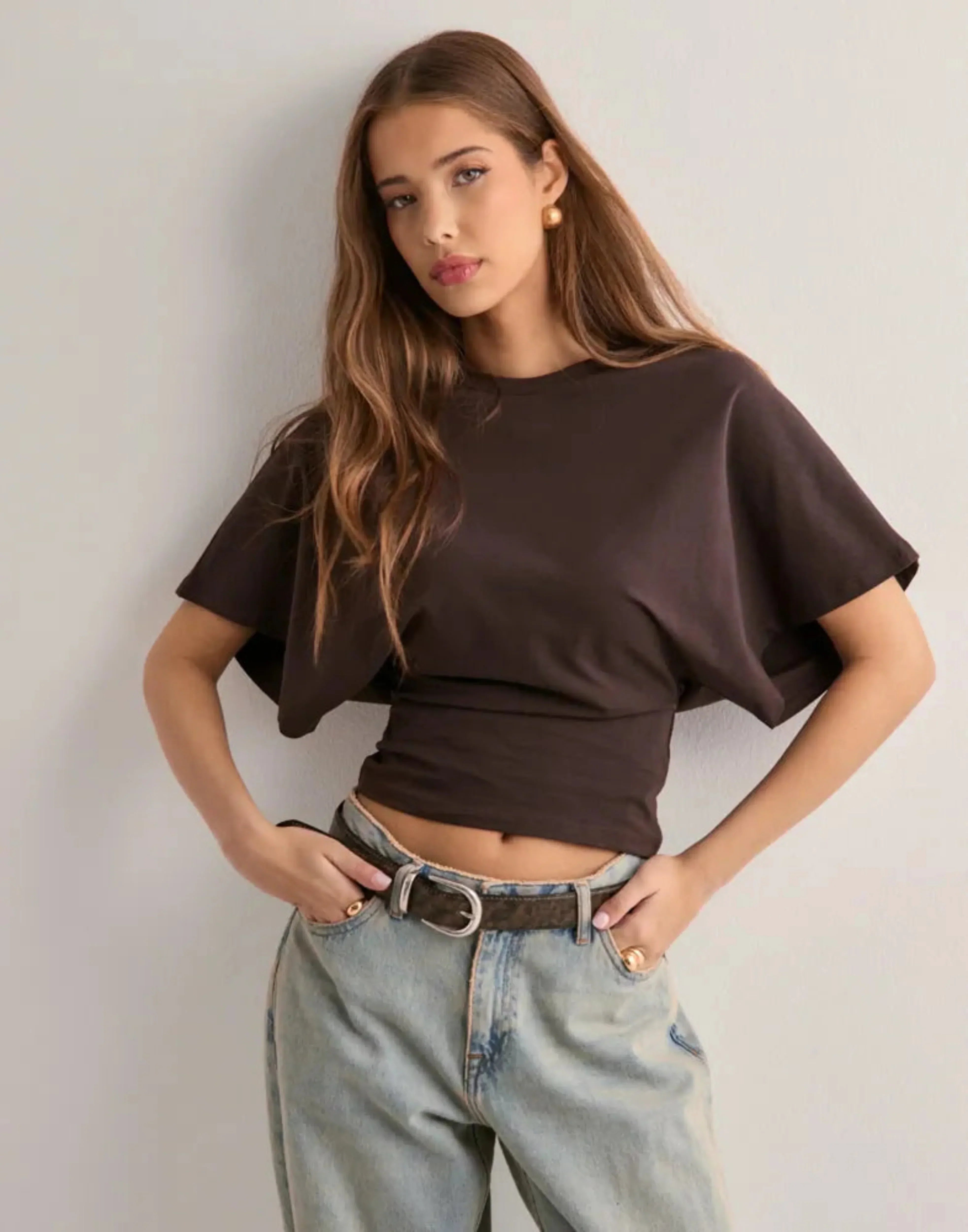Floreva - Top with Wide Sleeves