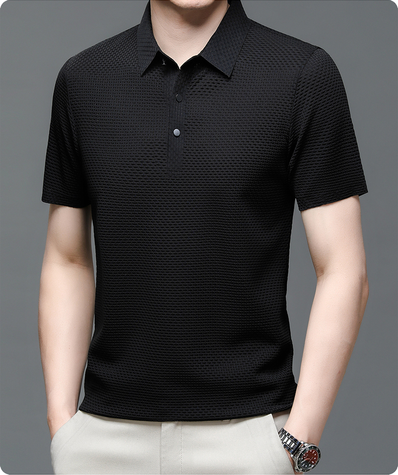 Danny | Stylish Textured Polo Shirt for Men