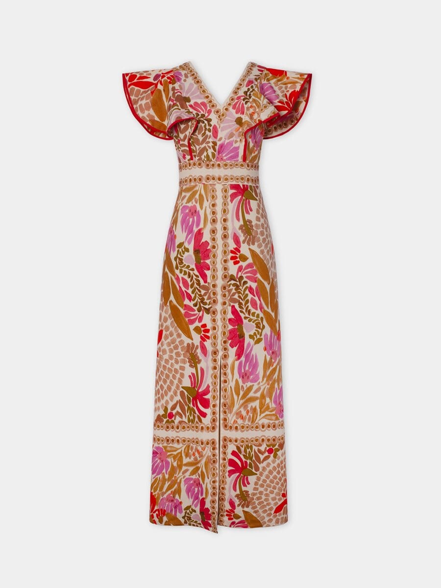 Rosea Colorful Maxi Dress