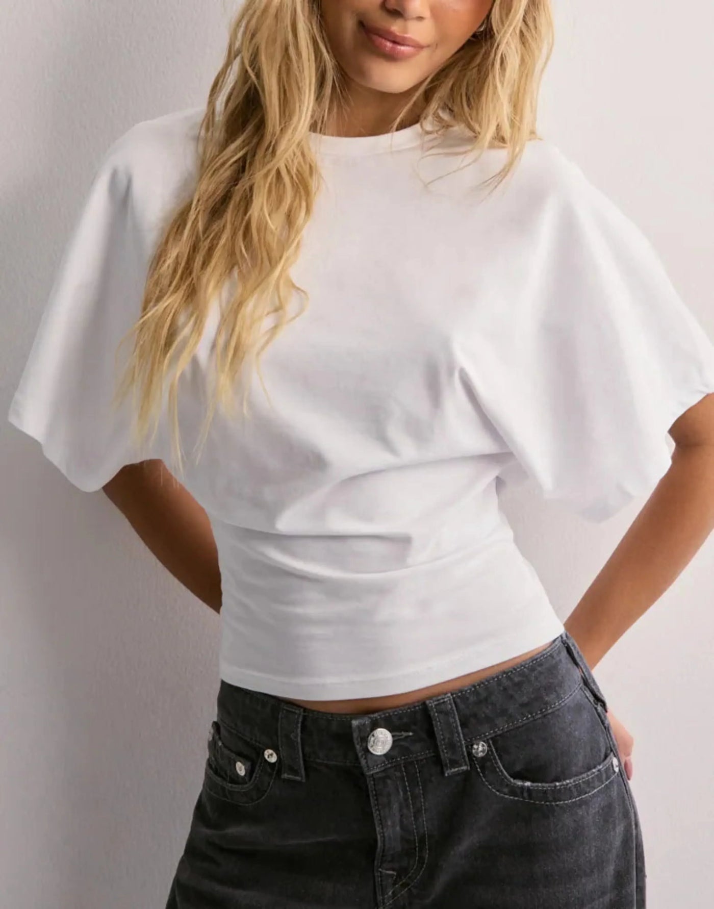 Floreva - Top with Wide Sleeves