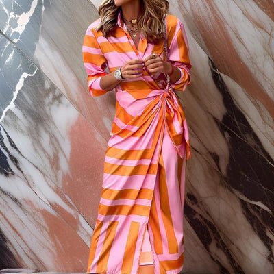 Amira - Robe avec motif cache-cœur