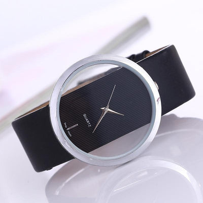 Elegant Transparent Quartz Watch
