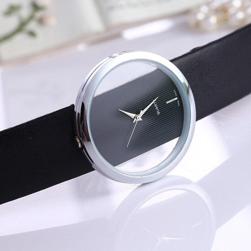 Elegant Transparent Quartz Watch