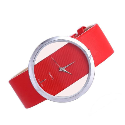 Elegant Transparent Quartz Watch