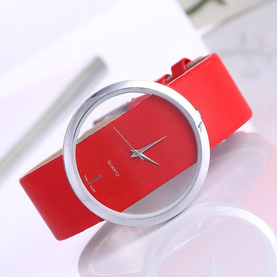 Elegant Transparent Quartz Watch