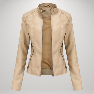 Lessy | Sleek Faux Leather Jacket