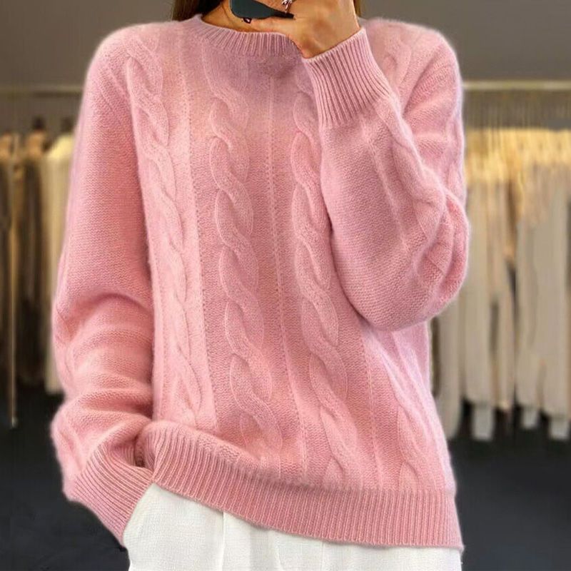 Lene | Elegant Melange Wool Sweater