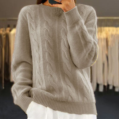 Lene | Elegant Melange Wool Sweater