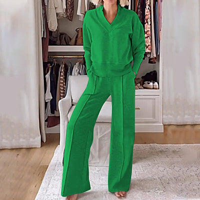 Calliope - Casual Fashion Set for Women 【Top + Pants】