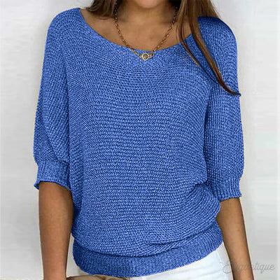 Eleanor | Stylish Loose-Fit Knit Top for Comfort