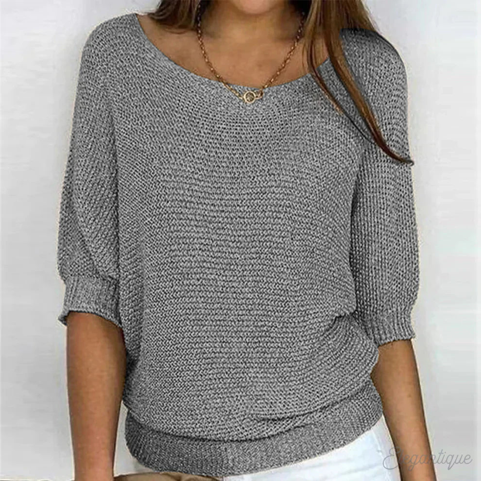 Eleanor | Stylish Loose-Fit Knit Top for Comfort