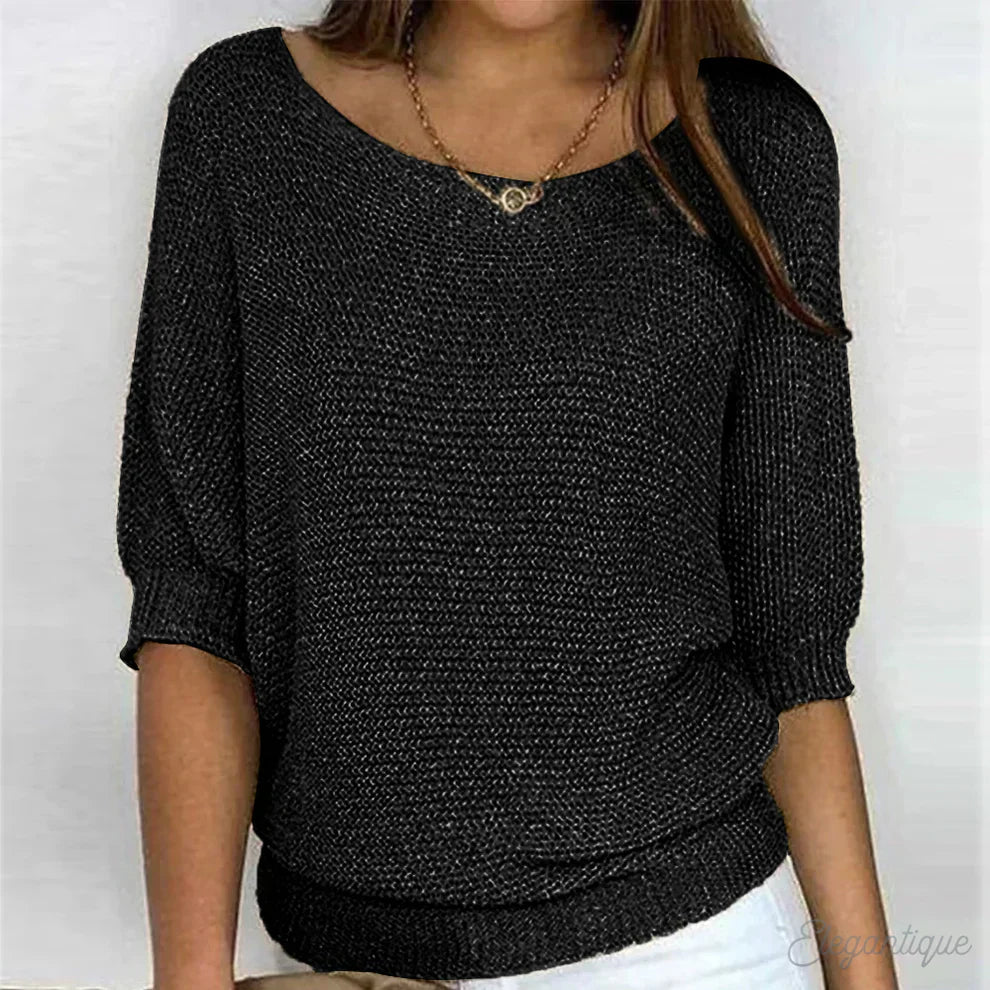 Eleanor | Stylish Loose-Fit Knit Top for Comfort