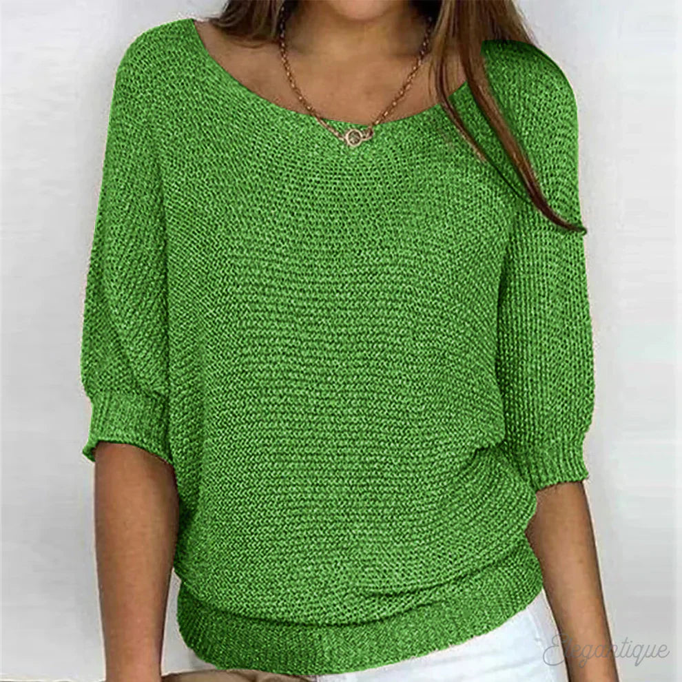 Eleanor | Stylish Loose-Fit Knit Top for Comfort