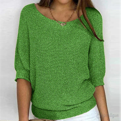 Eleanor | Stylish Loose-Fit Knit Top for Comfort
