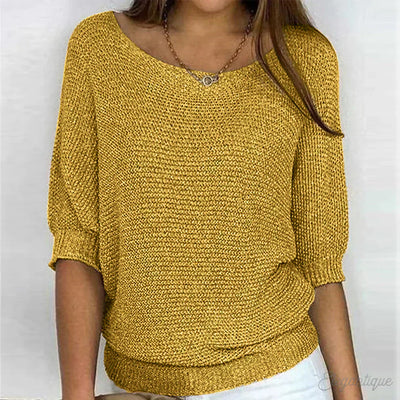Eleanor | Stylish Loose-Fit Knit Top for Comfort